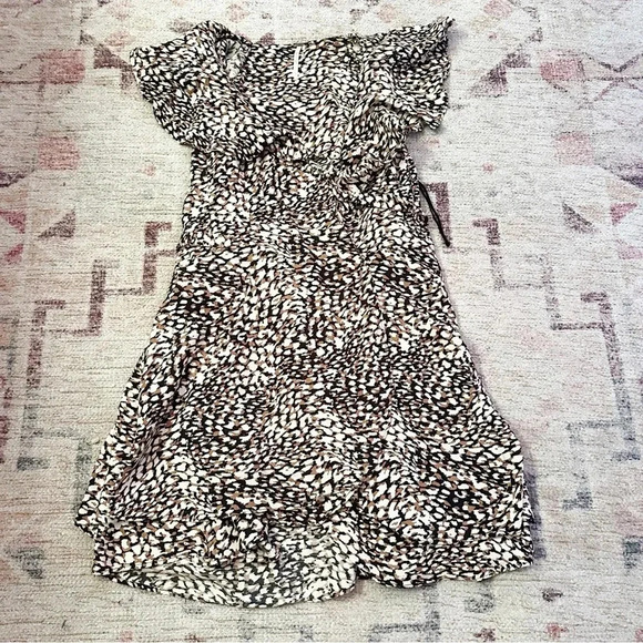 Free People• French Quarter Wrap Mini Dress Size Small - Picture 5 of 11